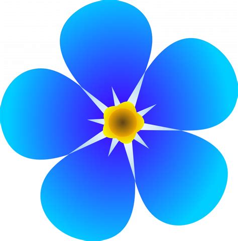 Free Blue Flower Cliparts, Download Free Blue Flower Cliparts png ...