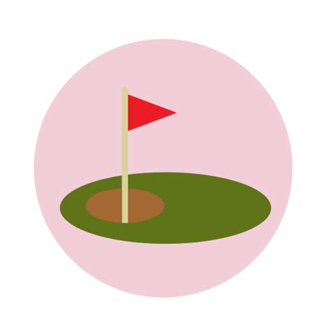 Golf course Generic Flat icon