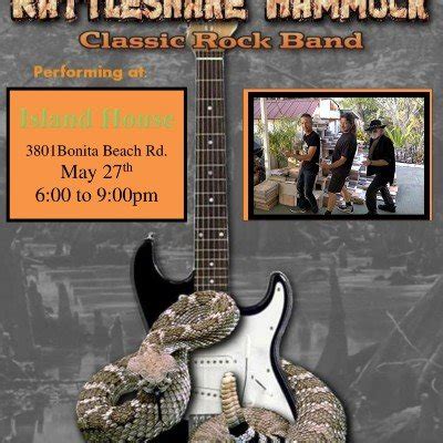 RATTLESNAKE HAMMOCK BAND Tickets, Island House Bar & Grtill, Bonita Springs, May 27 2023 ...