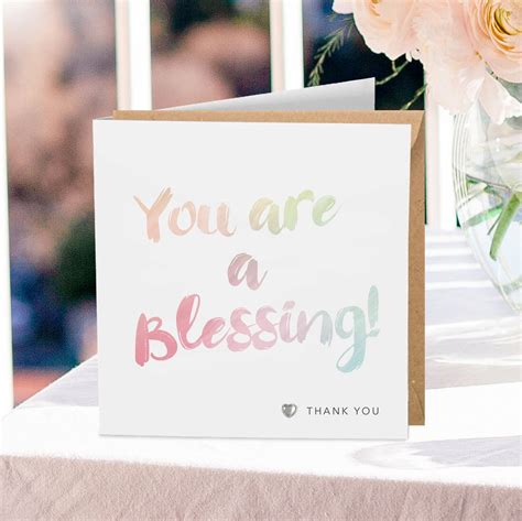 NEW Christian Thank You Greeting Card | Etsy