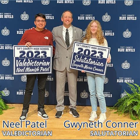 TCHS Names Valedictorian and Salutatorian for Class of 2023 | Tift County High School