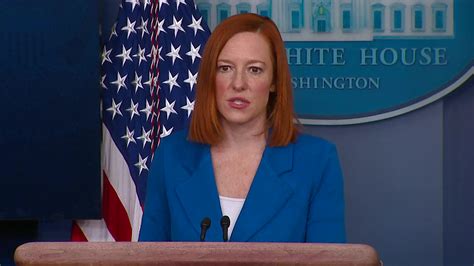 Biden's press secretary Jen Psaki is holding a White House briefing | Biden's press secretary ...