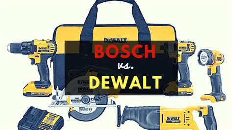 Bosch vs. DeWalt - Which Brand Makes The Best Tool Kit?