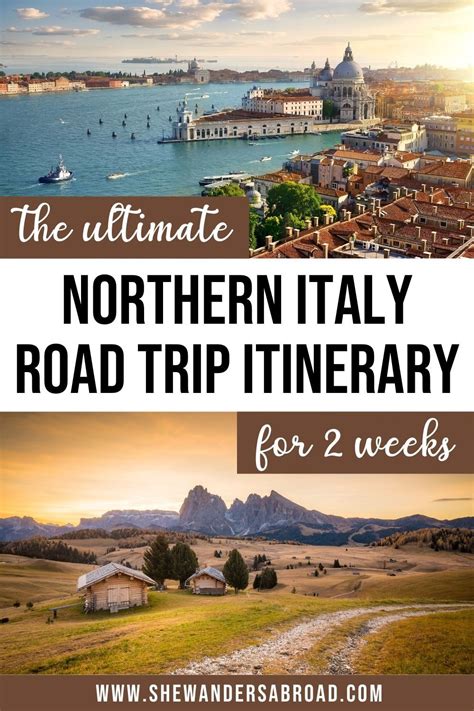 The Ultimate Northern Italy Road Trip Itinerary for 2 Weeks | Italy road trips, Road trip ...