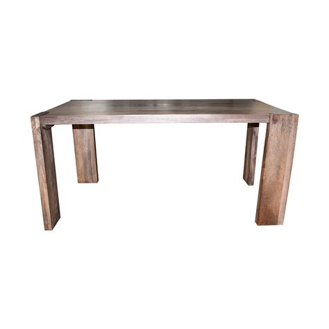 73% OFF - CB2 CB2 Rustic Wood Dining Table / Tables