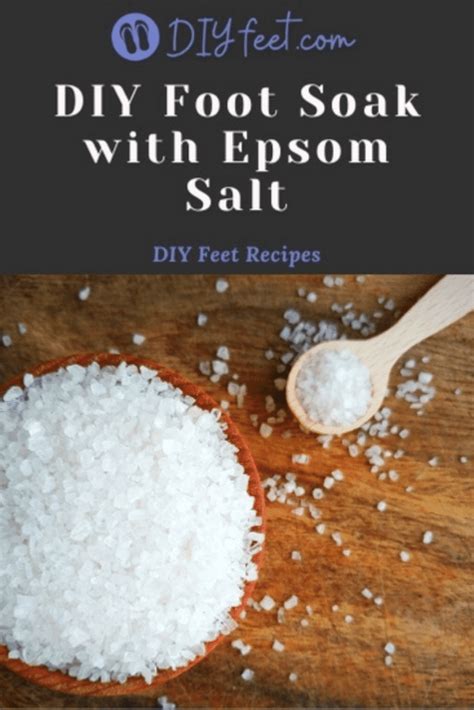 How to Make a DIY Foot Soak with Epsom Salt - DIY Feet