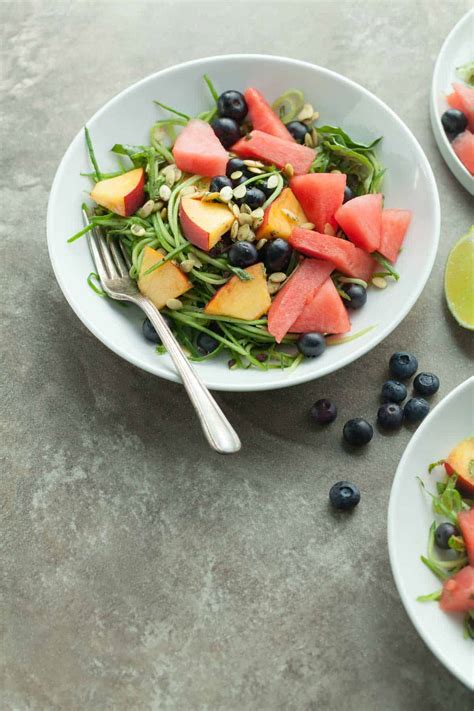 Cucumber Fruit Salad | Gourmande in the Kitchen