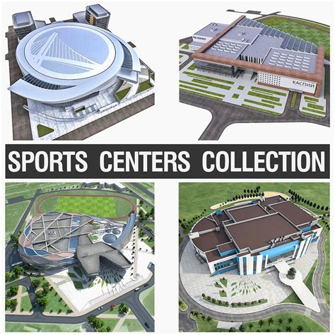 Sports Centers Collection | Geometric logo, Sports, Real estates design