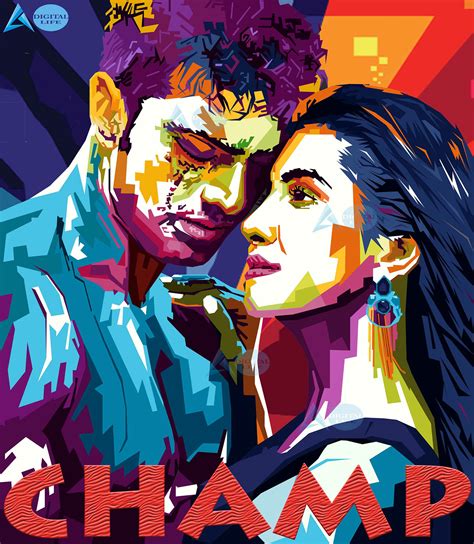 Champ Movie Poster Wpap art on Behance