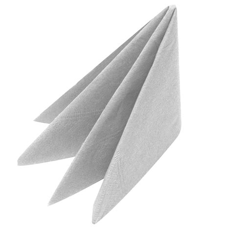 Swantex Silver Paper Napkins 33cm 3ply - Buy at drinkstuff