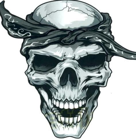 Skull With Bandana Drawing at GetDrawings | Free download