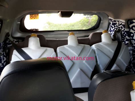 Interior of the Mahindra XUV100 (Mahindra S101) - Spied