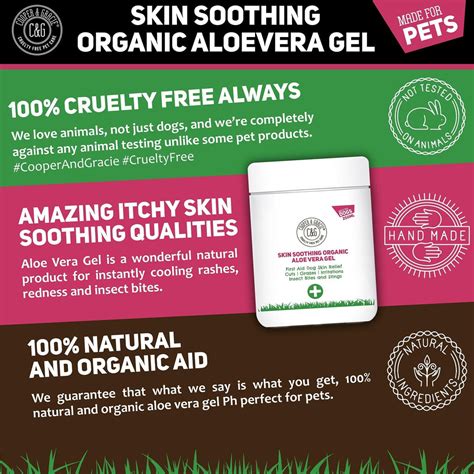 Aloe Vera for Dogs | Pet Safe Gel | Cooper and Gracie