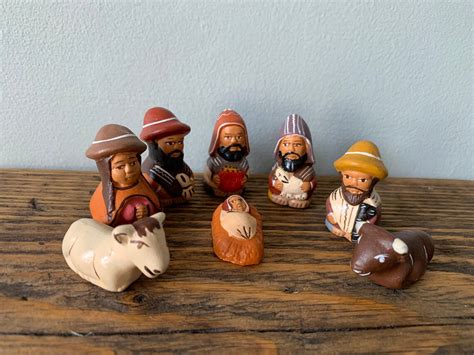 Nativity Scene Nativity Set Ceramic Nativity Set 8 Pieces - Etsy