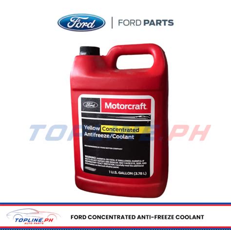 Ford Motorcraft Yellow Concentrated Antifreeze/Coolant (1 Gallon) | Lazada PH