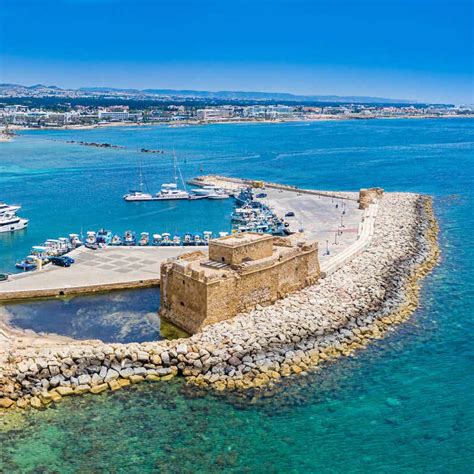 Aerial View Of Paphos Castle, Paphos, Cyprus - Travel Off Path