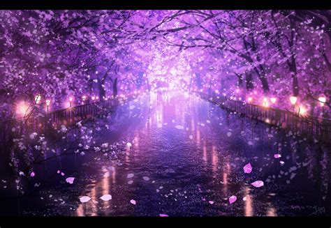 Sakura Tree Wallpaper 4k Anime Live Background - IMAGESEE