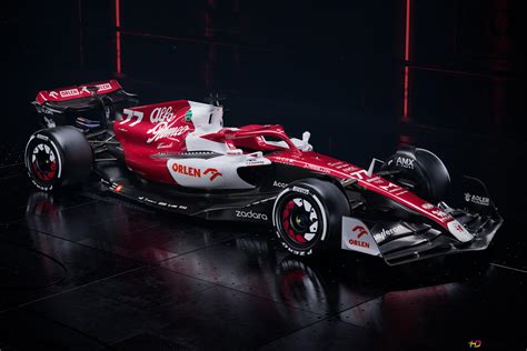 Alfa Romeo C42 Formula 1 2022 new car front and side view 4K wallpaper download