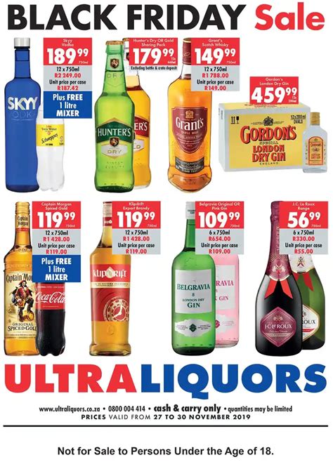 [Updated 2019] Ultra Liquors Black Friday Deals 2019