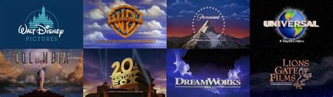 Eight Major Film Studios from 1996-2000 OS logos by Appleberries22 on ...