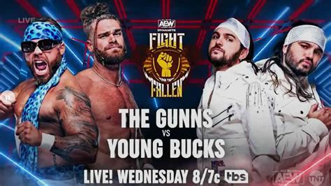 AEW Dynamite August 16: Young Bucks v Gunns, Acclaimed Tag Match Set