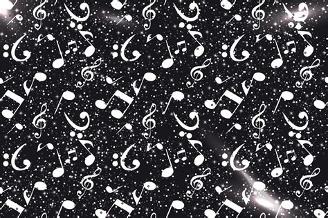 Black and White Abstract Music Background. Vector Illustration. 4554136 ...