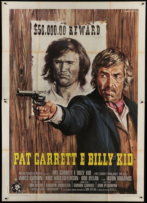 Pat Garrett and Billy the Kid Movie Poster | Italian 4 Foglio (55x78) Original Vintage Movie ...