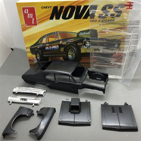 Chevy Nova SS HARD BODY W Glass PRO & Stock AMT1:25 LBR Model Parts ...