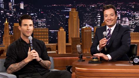 Jimmy Fallon and Adam Levine Play 'Wheel of Musical Impressions' on ...