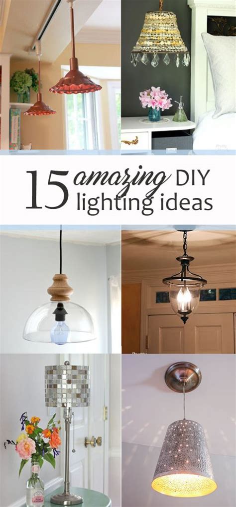 15 Amazing DIY Lighting Ideas - Pretty Handy Girl