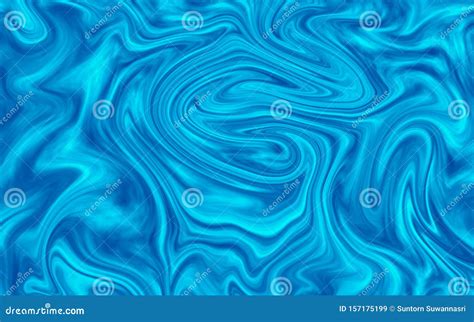 Abstract Blue Liquid Marble Swirl Texture Background Stock Image ...