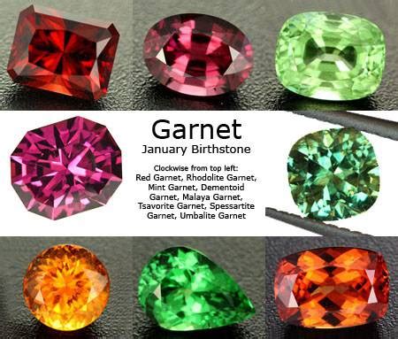 January Birthstone - The Colorful Garnet | Seda Gems