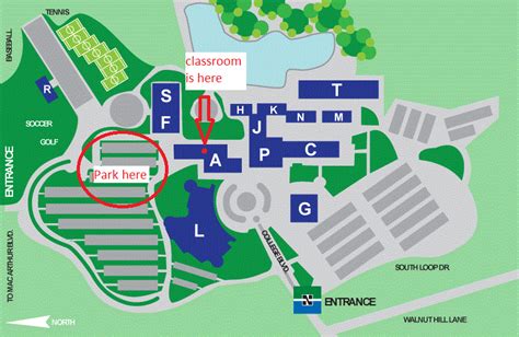 North Lake College Campus Map – Map Vector