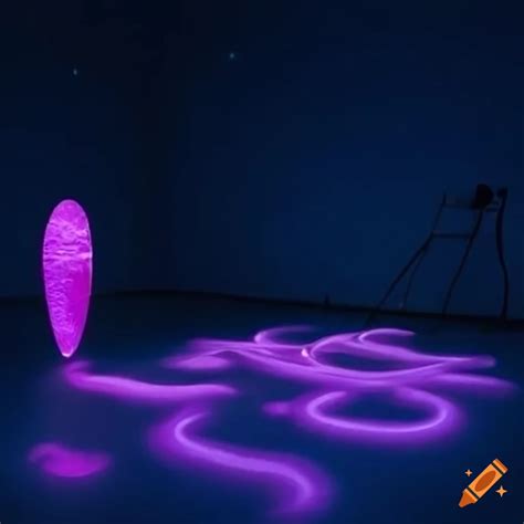 Light installation depicting the concept of adulthood on Craiyon