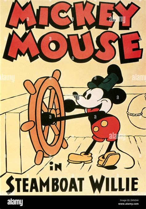 MICKEY MOUSE, STEAMBOAT WILLIE, 1928 Stock Photo - Alamy