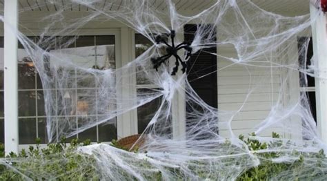 Spider Webs Outdoor Halloween Decorations - Decoration Love