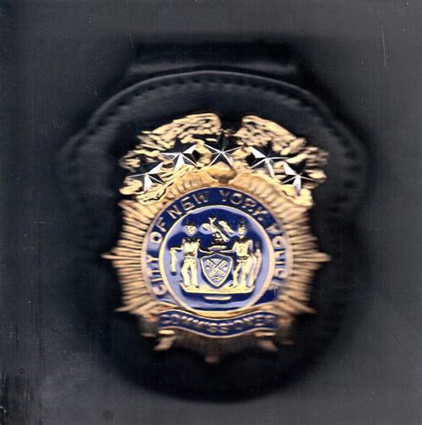 Nypd Commissioner Badge