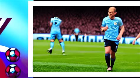 Burnley Vs Manchester City Football Youtube Thumbnail · Creative Fabrica