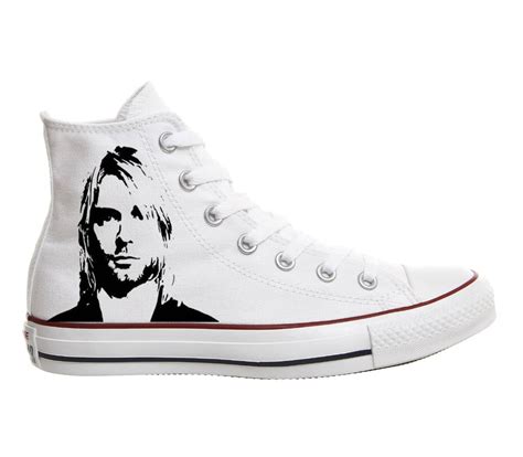 Converse Kurt Cobain Nirvana shoes hand-painted | Etsy