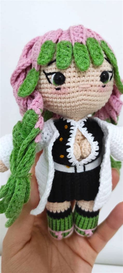 Anime Crochet Doll Pink Haired Anime Girl Amigurumi Handmade Gift - Etsy