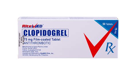 Heart Conditions | RM CLOPIDOGREL 75 MG TAB | RiteMED