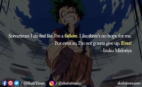 Short Anime Quotes Mha