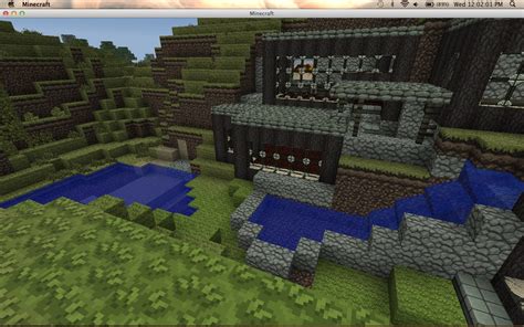 Modern Hillside Mansion Minecraft Project