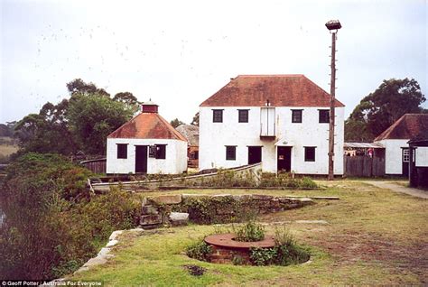 Eerie drone footage shows 'ghost town' Old Sydney Town | Daily Mail Online