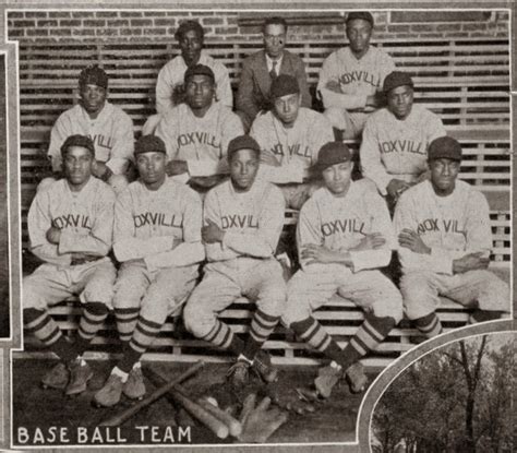 Old Knoxville Base Ball: Knoxville College baseball team ca. 1929