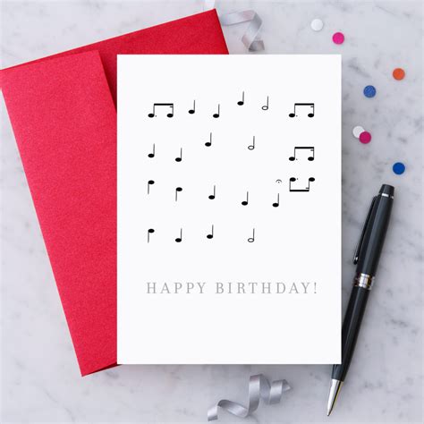 birthday song card - The Piano Gal Shop | Piano Tuning, Music Store & Lessons