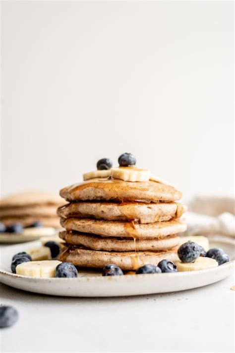 Best Gluten-Free Vegan Buckwheat Pancakes - Running on Real Food