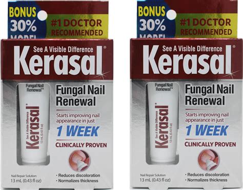 Kerasal - Kerasal Nail Fungal Nail Renewal Treatment, 2 Pack, 10 mL / 0.33 Oz - Walmart.com ...