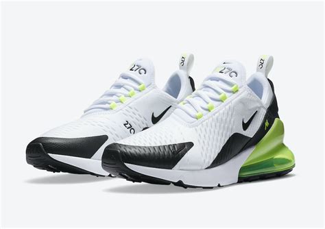 Nike Air Max 270 White Black Volt DC0957-100 Release Date - SBD