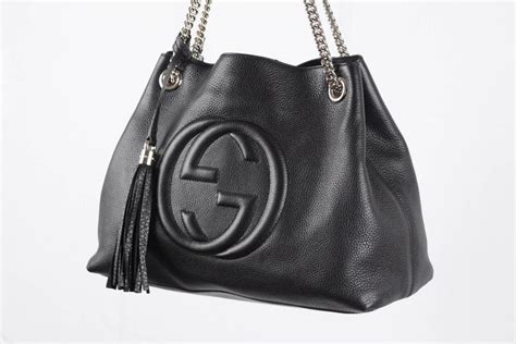 Gucci Soho Tote Bag Blackout | semashow.com